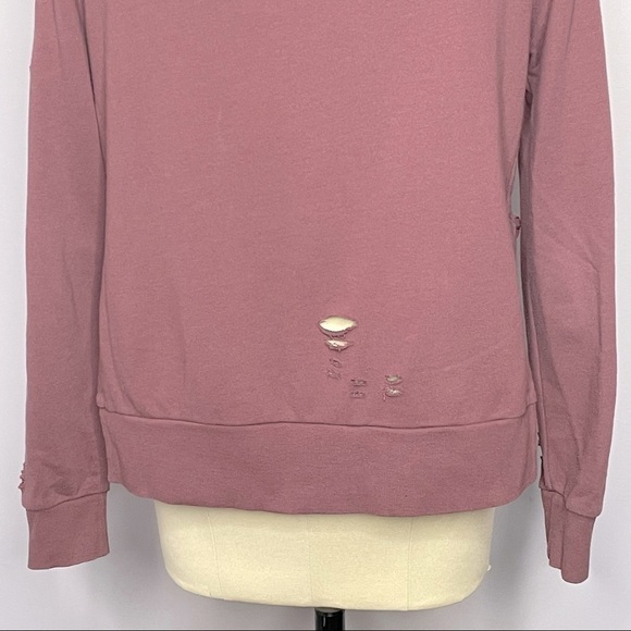 Romeo + Juliet Couture Distressed Sweatshirt M - Picture 12 of 13